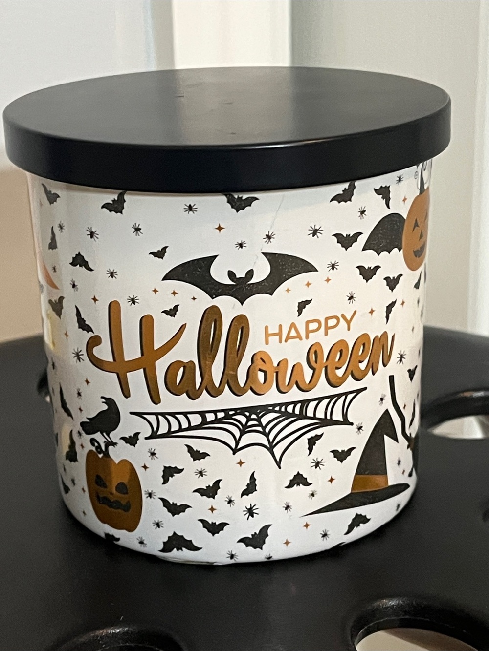 Happy Halloween Pumpkin Spice 12-oz. 3-wick Candle Jar from Celebrate Together